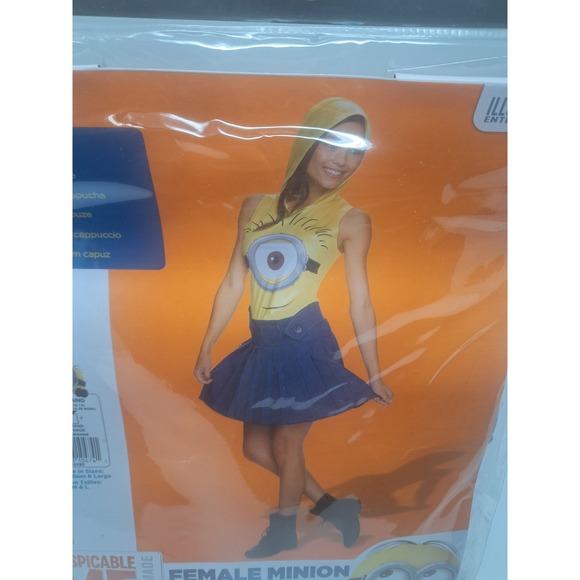 Rubie's Other - Rubies Despicable Me Female Minion Face Hooded Dress Adult Costume Size Large
